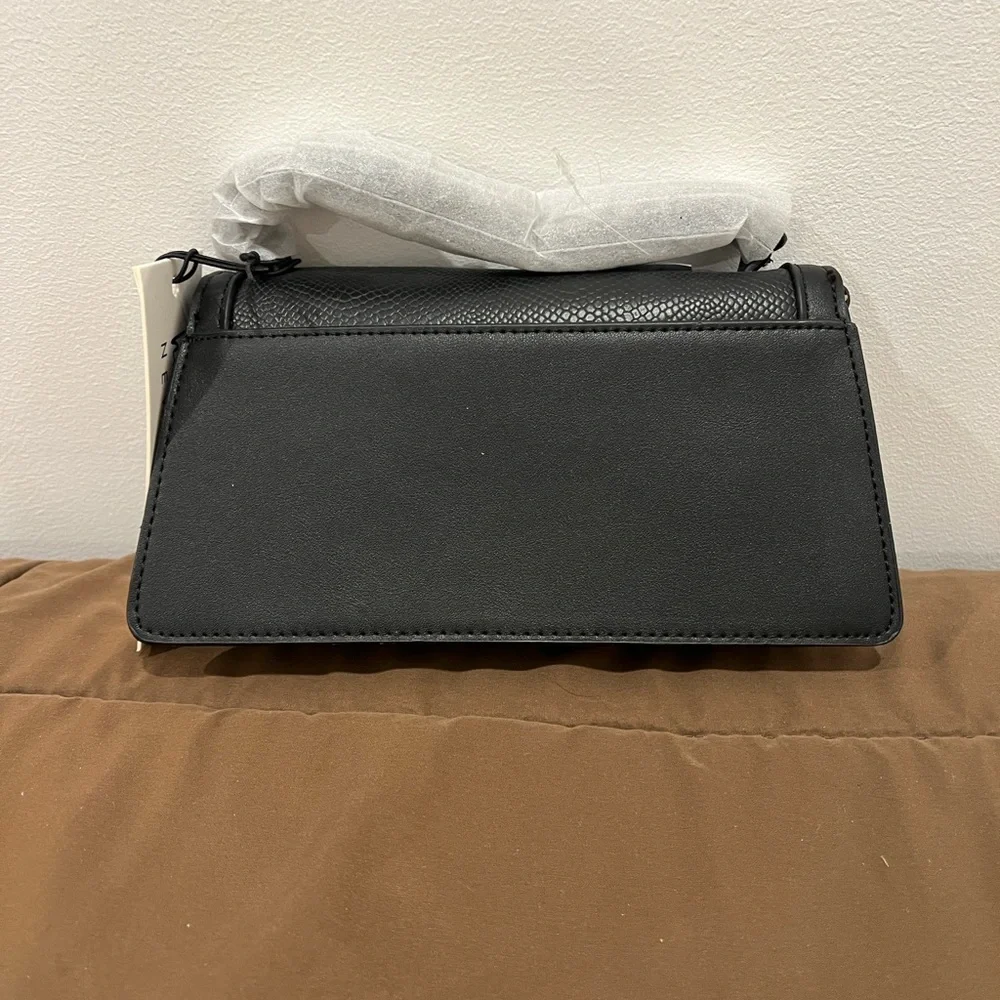 Nicole Miller NY Black Mini Clutch W/ Shoulder Strap NWT - Picture 3 of 14